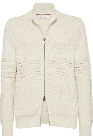 Brunello Cucinelli Cardigan med lynlås