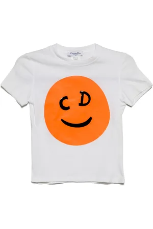 Dior T-shirt med grafisk tryk fra 2001