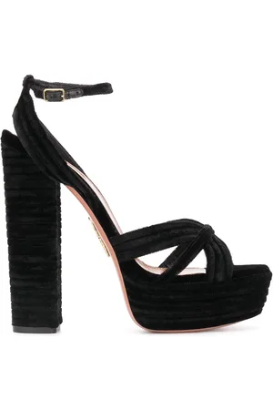 Aquazzura Sandaler med remme og plateausål