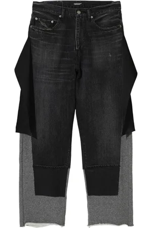 UNDERCOVER Bukser med patchwork