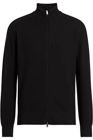 Ermenegildo Zegna Cashseta cardigan med lynlås