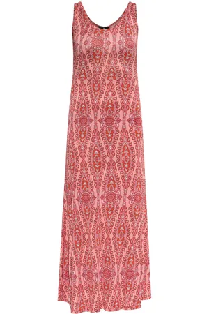 Etro Lang kjole med paisleytryk