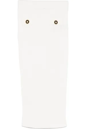 Balmain Ribbet mellemlang nederdel
