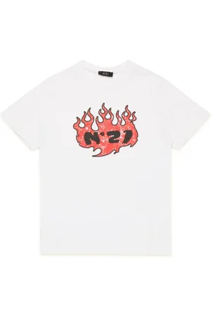 Nº21 T-shirt med logotryk
