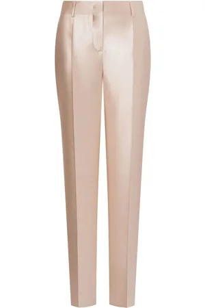 Alberta Ferretti Mikado bukser i satin