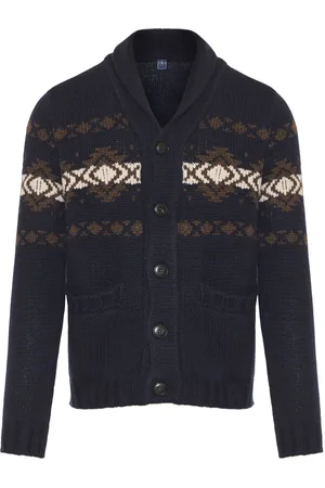 FEDELI Fair isle-intarsiastrikket cardigan