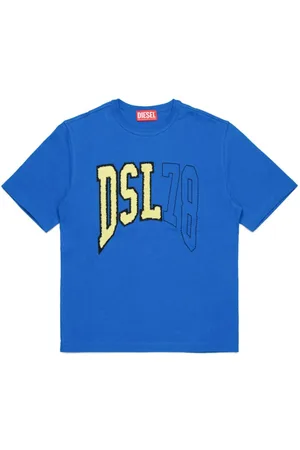 Diesel T-shirt med logo-applikation
