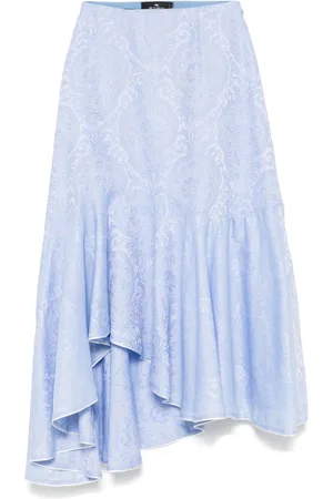 Etro Mellemlang nederdel i paisley-jacquard