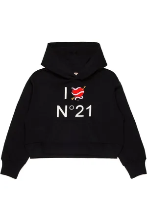 Nº21 Hættetrøje med logotryk