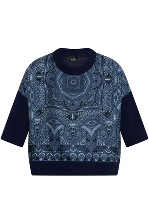 Etro Strikket top med paisleytryk