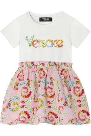 VERSACE Floral Swirl T-shirt-kjole