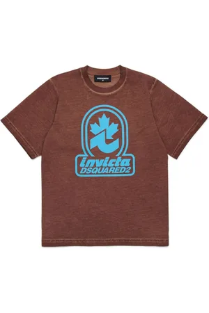 Dsquared2 T-shirt med slogantryk