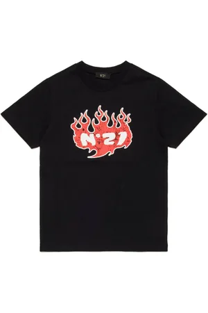 Nº21 T-shirt med logotryk