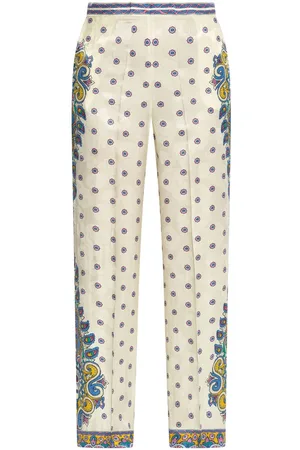 Etro Paisley-mønstrede bukser