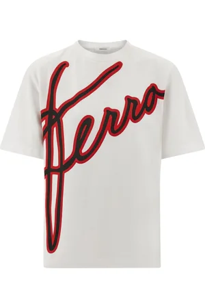 Salvatore Ferragamo Kortærmet T-shirt med logotryk