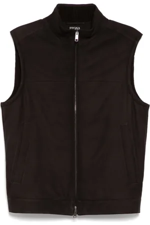 Ermenegildo Zegna Vest i ruskind