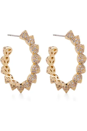 Eddie Borgo Pavé Cone hoop-øreringe