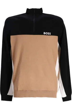 HUGO BOSS Sweatshirt med colourblocking