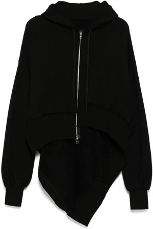 YOHJI YAMAMOTO Hættetrøje med lynlås