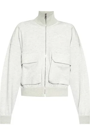 VERSACE Sweatshirt med lynlås