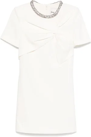 Roland Mouret Kort kjole i crepe med udsmykning
