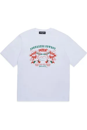 Dsquared2 T-shirt med slogantryk