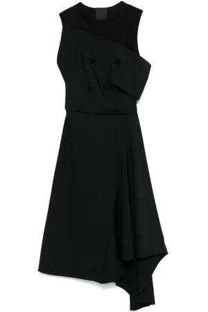 Givenchy Mellemlang asymmetrisk kjole