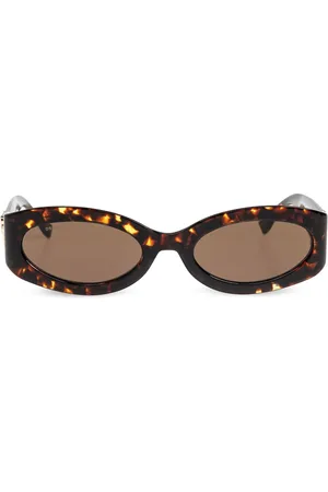Dsquared2 Ovale solbriller med skildpaddeeffekt