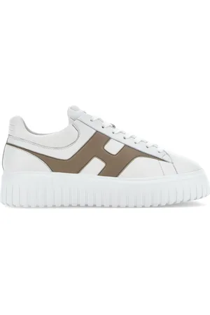 Hogan H-Stripes sneakers i ruskind