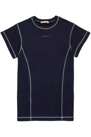 Marni T-shirt-kjole med logotryk