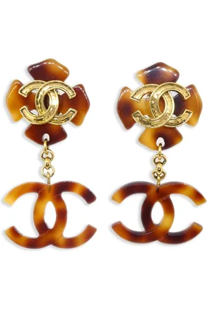 CHANEL Interlocking CC-øreclips fra 1994