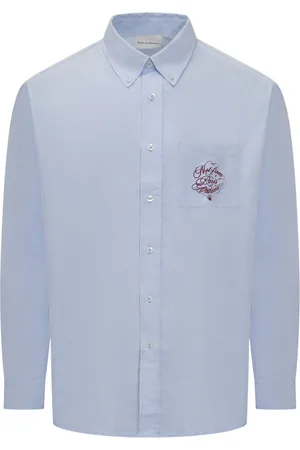 Drôle de Monsieur Skjorte med broderet logo