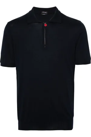Kiton Finstrikket polo