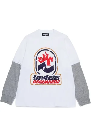 Dsquared2 T-shirt med dobbelt ærme