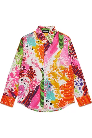 Dsquared2 Skjorte med grafisk tryk