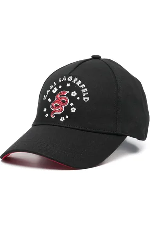 Karl Lagerfeld Baseballkasket med slangeapplikation
