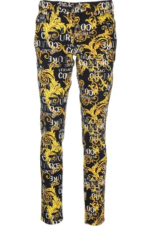 VERSACE Skinny-jeans med logotryk