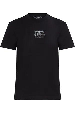 Dolce & Gabbana T-shirt med logo-applikation
