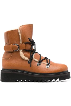 Salvatore Ferragamo Støvler med lammeskindsfor