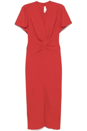 Victoria Beckham Maxikjole i cady