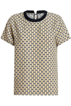 Etro T-shirt med geometrisk tryk