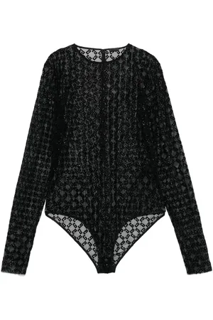 Givenchy Body med logo i flock-tekstur