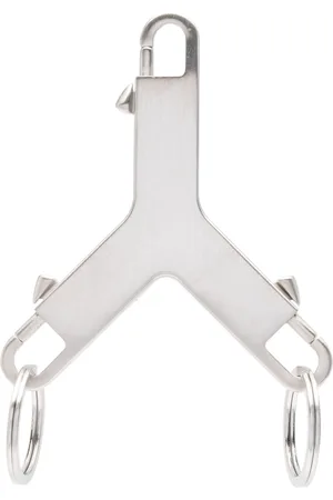 Rick Owens Cerberus nøglering med børstet finish