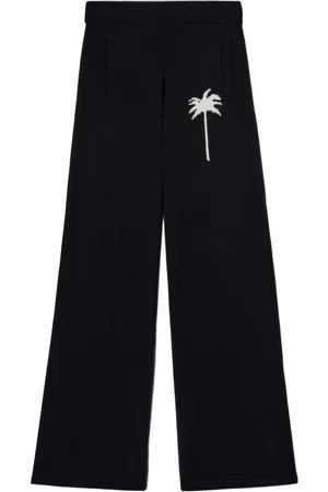 Palm Angels Strikkede bukser med palmetræ