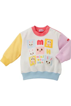 Miki House Sweatshirt med kanintryk