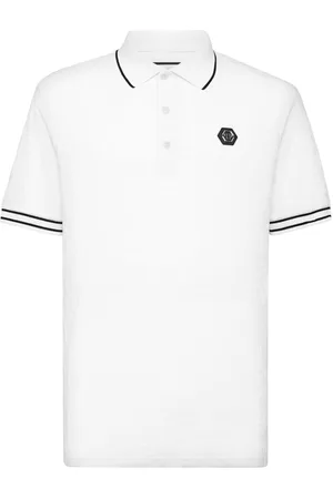 Philipp Plein Polo i jacquard med monogram