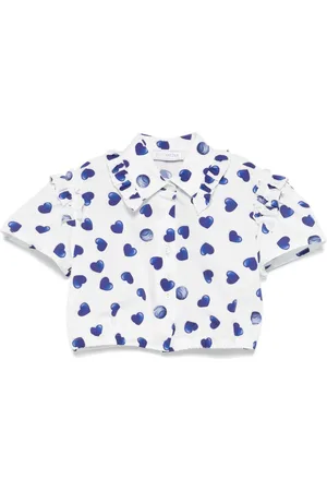 MONNALISA Bluse med hjerte-tryk