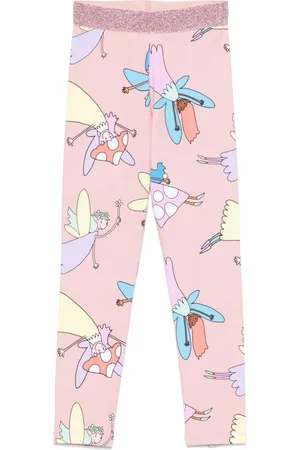 Stella McCartney Leggings med illustration-tryk