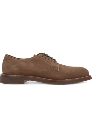 Brunello Cucinelli Derby-sko i ruskind