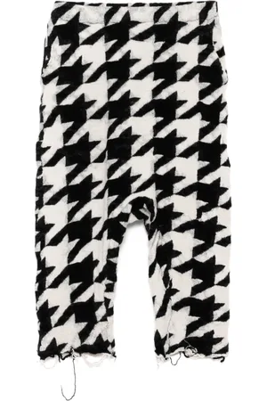 RUNDHOLZ Strikkede bukser i jacquard